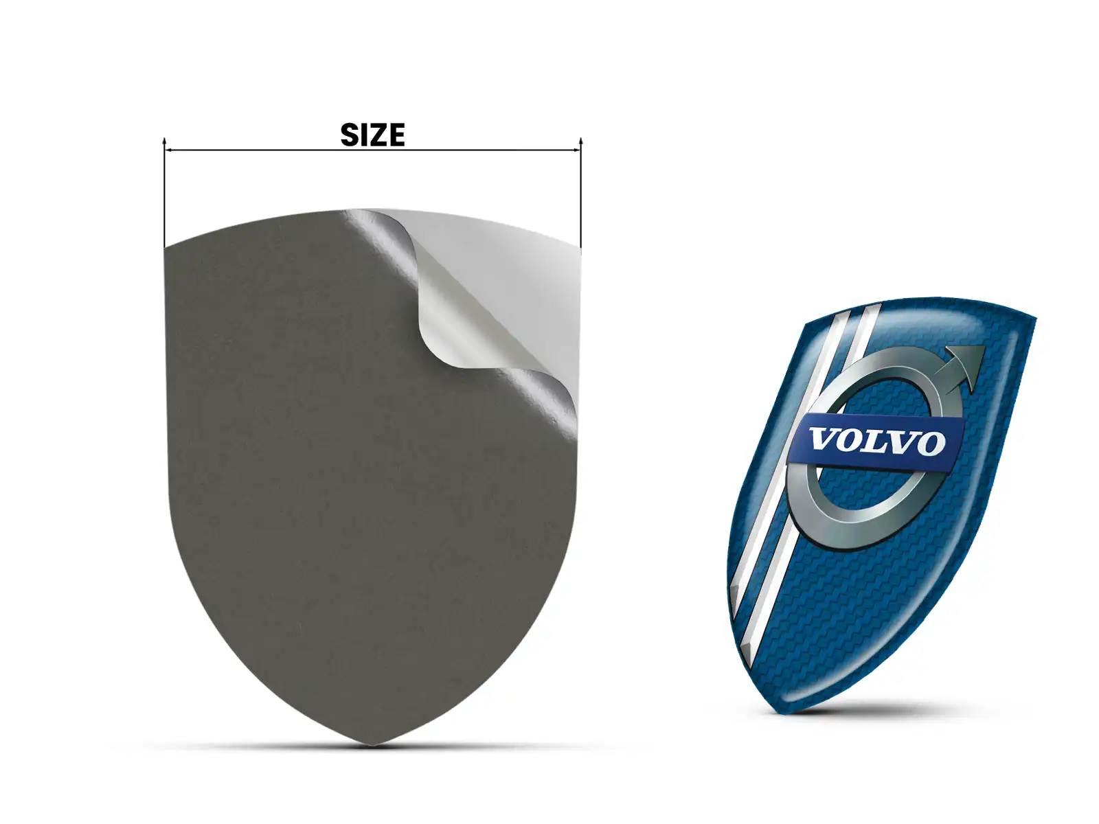 Volvo Etiqueta Impermeable Estilo Alta Gama Profesional